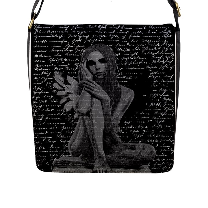 Angel Flap Messenger Bag (L) 