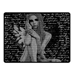 Angel Double Sided Fleece Blanket (small)  by Valentinaart