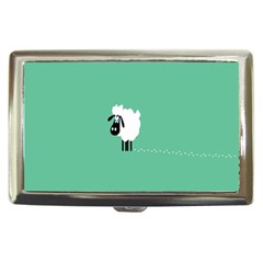 Sheep Trails Curly Minimalism Cigarette Money Cases by Simbadda