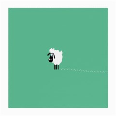 Sheep Trails Curly Minimalism Medium Glasses Cloth (2-side) by Simbadda