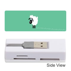 Sheep Trails Curly Minimalism Memory Card Reader (stick)  by Simbadda