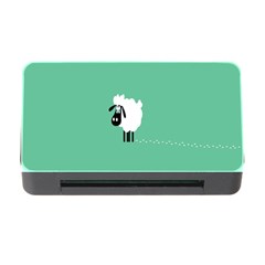 Sheep Trails Curly Minimalism Memory Card Reader With Cf by Simbadda