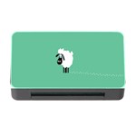 Sheep Trails Curly Minimalism Memory Card Reader with CF Front