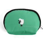 Sheep Trails Curly Minimalism Accessory Pouches (Medium)  Front