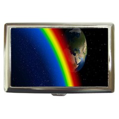 Rainbow Earth Outer Space Fantasy Carmen Image Cigarette Money Cases by Simbadda