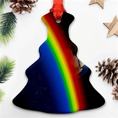 Rainbow Earth Outer Space Fantasy Carmen Image Ornament (christmas Tree)  by Simbadda