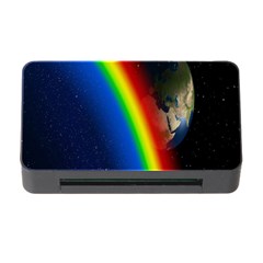 Rainbow Earth Outer Space Fantasy Carmen Image Memory Card Reader With Cf by Simbadda