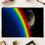 Rainbow Earth Outer Space Fantasy Carmen Image Cosmetic Bag (XXXL)  Front