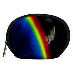 Rainbow Earth Outer Space Fantasy Carmen Image Accessory Pouches (medium)  by Simbadda