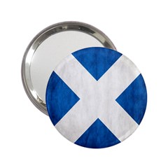 Scotland Flag Surface Texture Color Symbolism 2 25  Handbag Mirrors by Simbadda