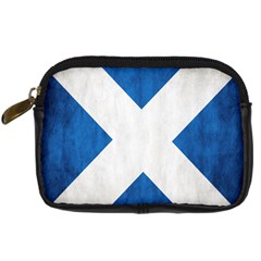 Scotland Flag Surface Texture Color Symbolism Digital Camera Cases by Simbadda