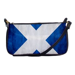 Scotland Flag Surface Texture Color Symbolism Shoulder Clutch Bags by Simbadda