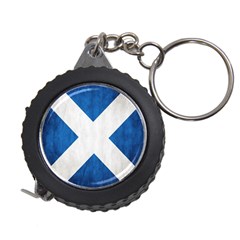 Scotland Flag Surface Texture Color Symbolism Measuring Tapes by Simbadda