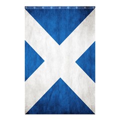 Scotland Flag Surface Texture Color Symbolism Shower Curtain 48  X 72  (small)  by Simbadda