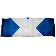 Scotland Flag Surface Texture Color Symbolism Body Pillow Case (dakimakura) by Simbadda