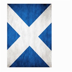 Scotland Flag Surface Texture Color Symbolism Large Garden Flag (two Sides) by Simbadda