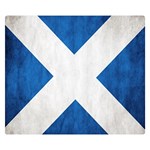 Scotland Flag Surface Texture Color Symbolism Double Sided Flano Blanket (Small)  50 x40  Blanket Back