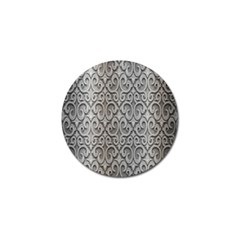 Patterns Wavy Background Texture Metal Silver Golf Ball Marker (10 Pack) by Simbadda