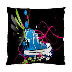 Sneakers Shoes Patterns Bright Standard Cushion Case (one Side) by Simbadda