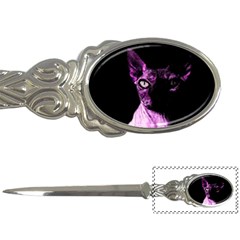 Pink Sphynx Cat Letter Openers by Valentinaart