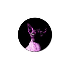 Pink Sphynx Cat Golf Ball Marker (4 Pack) by Valentinaart