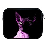 Pink Sphynx cat Apple iPad 2/3/4 Zipper Cases Front