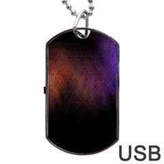 Point Light Luster Surface Dog Tag Usb Flash (two Sides) by Simbadda