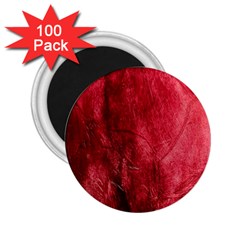 Red Background Texture 2 25  Magnets (100 Pack)  by Simbadda