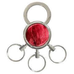 Red Background Texture 3-ring Key Chains by Simbadda