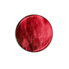 Red Background Texture Hat Clip Ball Marker (4 Pack) by Simbadda