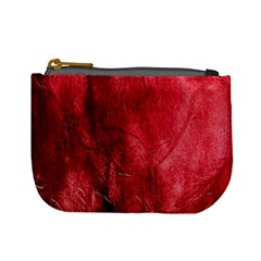 Red Background Texture Mini Coin Purses by Simbadda