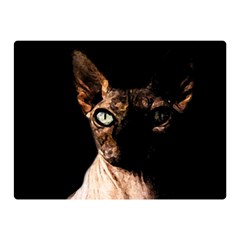 Sphynx Cat Double Sided Flano Blanket (mini)  by Valentinaart