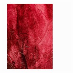 Red Background Texture Small Garden Flag (two Sides) by Simbadda