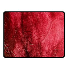 Red Background Texture Double Sided Fleece Blanket (small)  by Simbadda