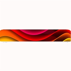 Spectrum Rainbow Background Surface Stripes Texture Waves Small Bar Mats by Simbadda