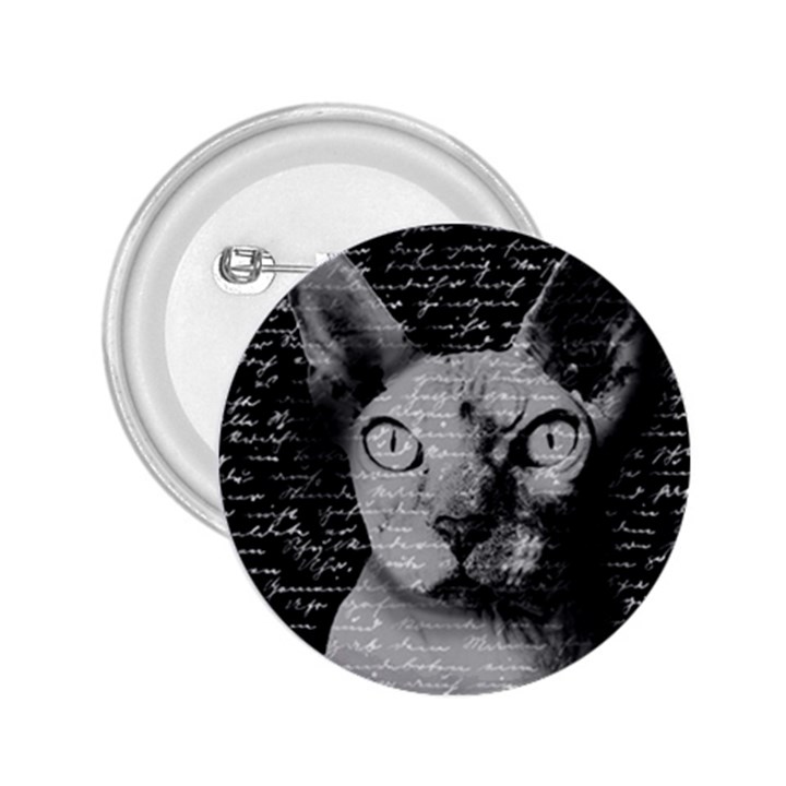 Sphynx cat 2.25  Buttons