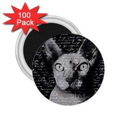 Sphynx Cat 2 25  Magnets (100 Pack)  by Valentinaart