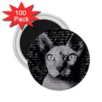 Sphynx cat 2.25  Magnets (100 pack)  Front