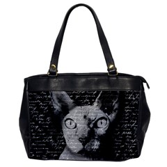 Sphynx Cat Office Handbags by Valentinaart