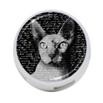 Sphynx cat 4-Port USB Hub (Two Sides)  Back