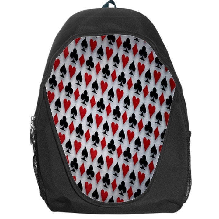 Suit Spades Hearts Clubs Diamonds Background Texture Backpack Bag