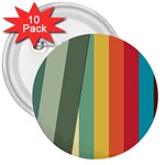 Texture Stripes Lines Color Bright 3  Buttons (10 pack)  Front