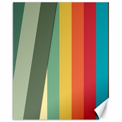 Texture Stripes Lines Color Bright Canvas 16  X 20   by Simbadda