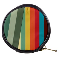 Texture Stripes Lines Color Bright Mini Makeup Bags by Simbadda