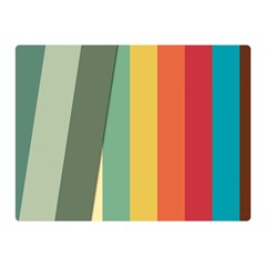 Texture Stripes Lines Color Bright Double Sided Flano Blanket (mini)  by Simbadda