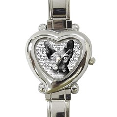 Sphynx Cat Heart Italian Charm Watch by Valentinaart