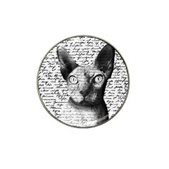 Sphynx Cat Hat Clip Ball Marker by Valentinaart