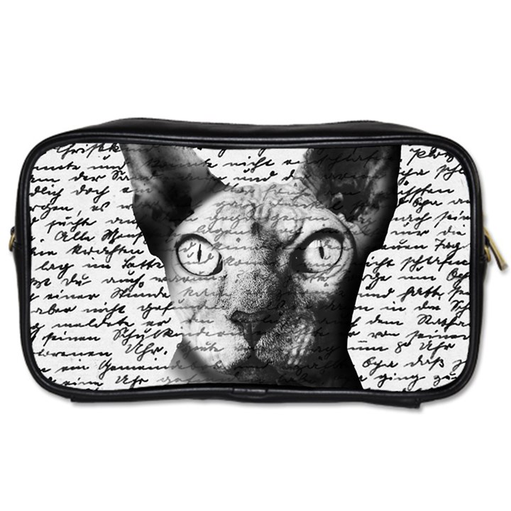 Sphynx cat Toiletries Bags