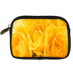 Yellow Neon Flowers Digital Camera Cases by Simbadda