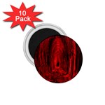 Tunnel Red Black Light 1.75  Magnets (10 pack)  Front